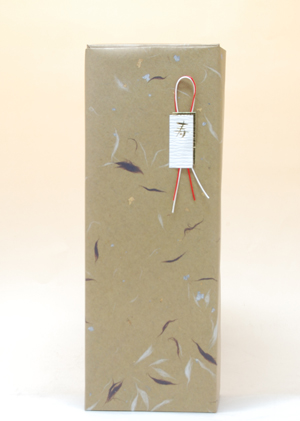 和紙柄ラッピング