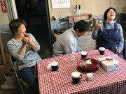 こんな会社です。板野酒造場のお菓子パーティー